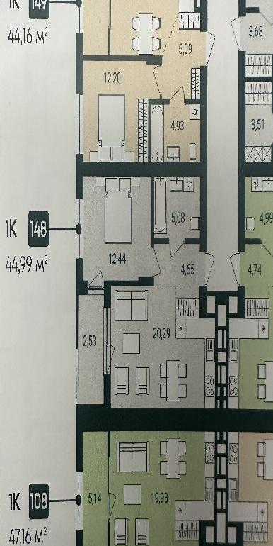 Купити квартиру, Львів, Франківський район, Тролейбусна вул., 72000 usd, 45 кв.м